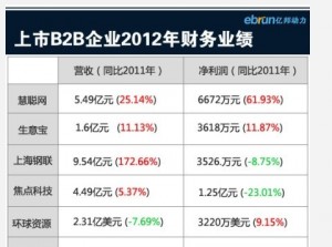 
慧聰網(wǎng)業(yè)績大漲 采購?fù)ǖ刃缕反僭鲩L